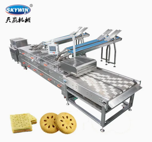 Skywin Four Lane Biscuit Sandwiching Machine 
