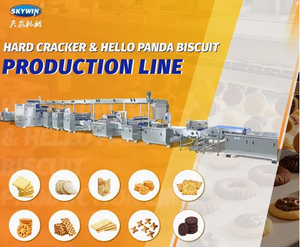 Skywin Automatic Hard & Soft Biscuit Maker Machine Production Line New Design