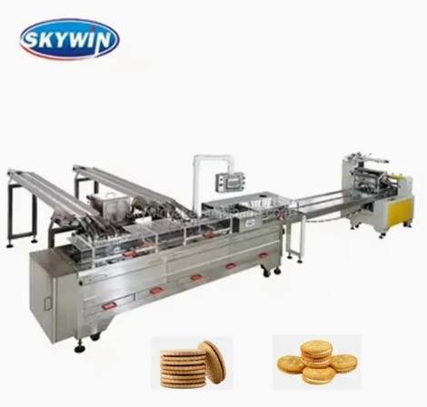 Sandwich Biscuit Making Machine for Bakery Skywin Automatic Filling System