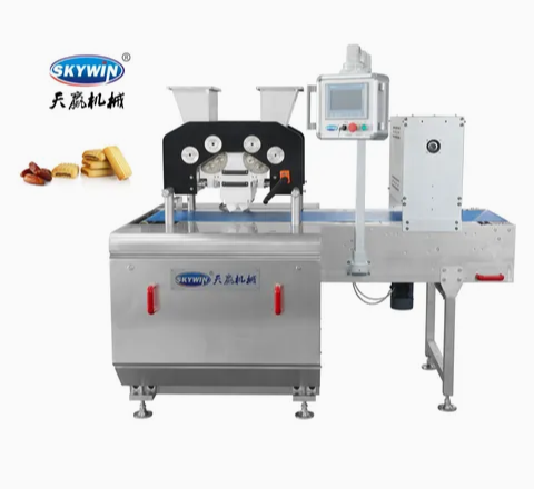 Skywin Automatic Small Cookie Machine New Biscuit Production Line Wire Cut Depositing