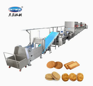 Skywin Chocolate Shortbread Soft Biscuit Making Machine Production Line