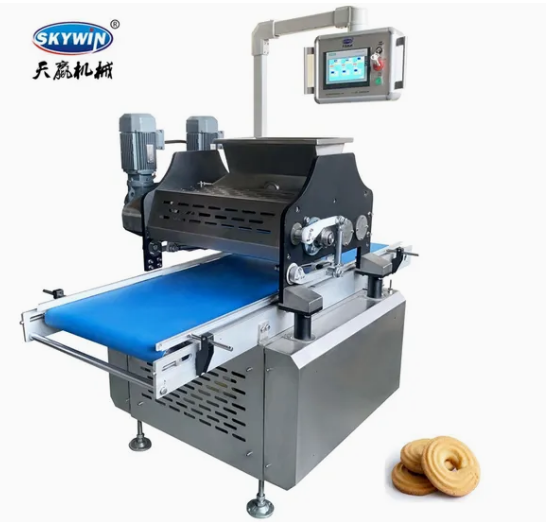 Skywin Tray-Type Cookie Maker Machine with Automatic Cutting Function