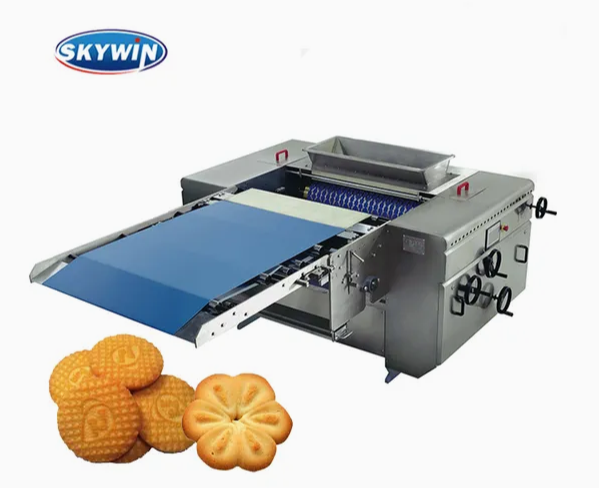 Skywin Automatic Butter Cookies Soft Biscuit Rotary Moulding Production Line
