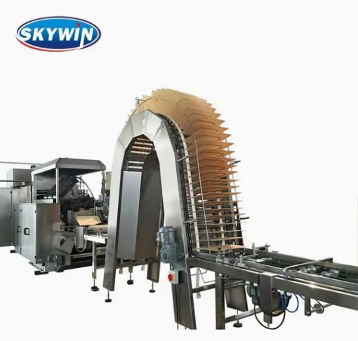 Skywin Automatic Machine Chocolate Wafer Line Wafer Making Machine Biscuit Machine