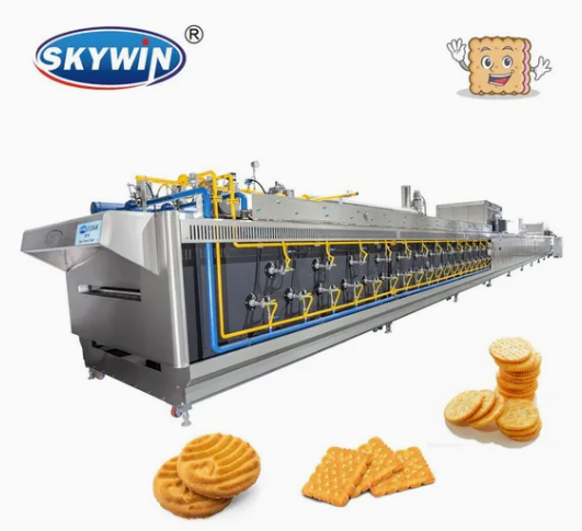 Skywin Electric/Gas Tunnel Oven for Baking Hard&Soft Biscuit