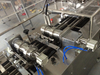 Skywin Two Lane One Color Biscuit Sandwiching Machine with Flow Packing Machine