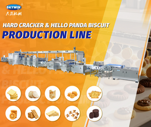 Hard Cracker And Hello Panda Biscuit Production Line 