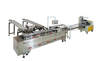 Skywin Two Lanes Chocolate Cream Filling Sandwich Biscuit Machine with on-Edge Packing Machine