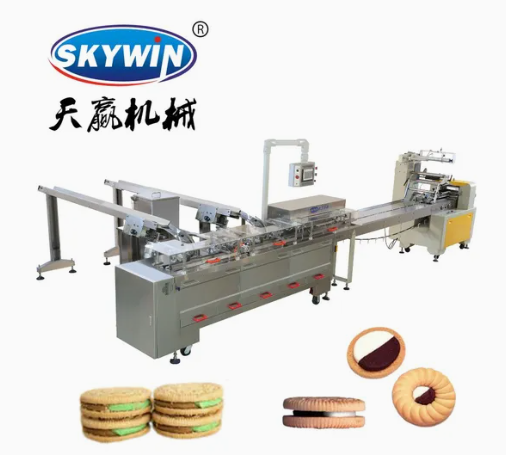 Sandwich Biscuit Making Machine for Bakery Skywin Automatic Filling System
