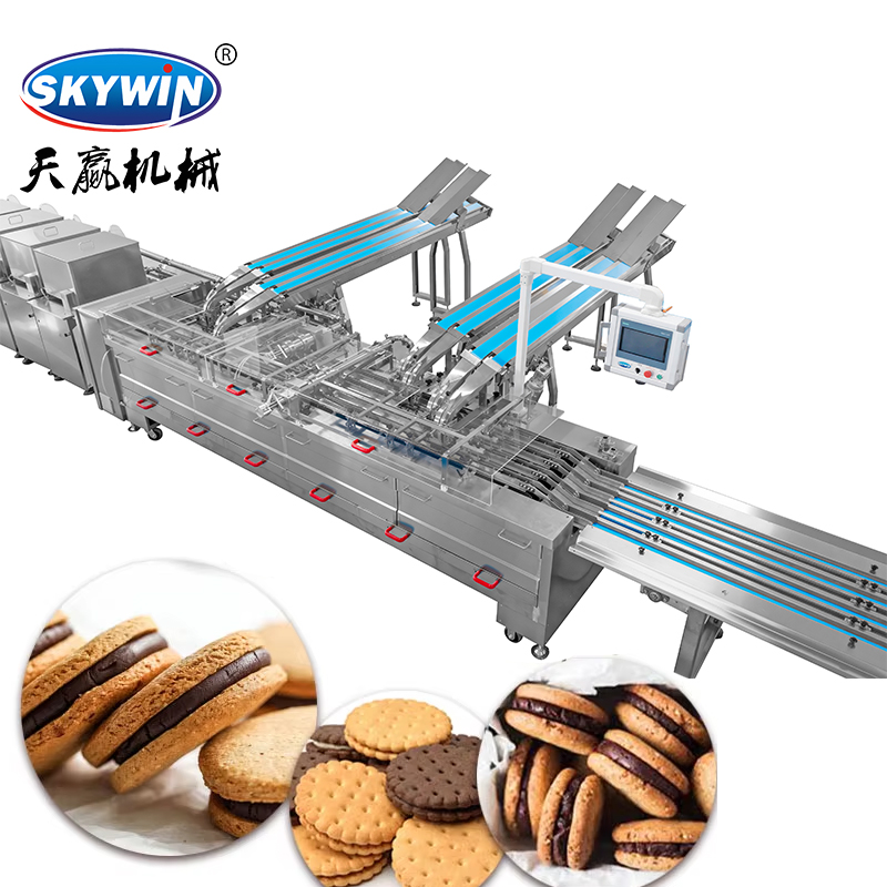Automatic Biscuit Sandwich Equipment | Skywin 2-8 Rows Lane Multiplier