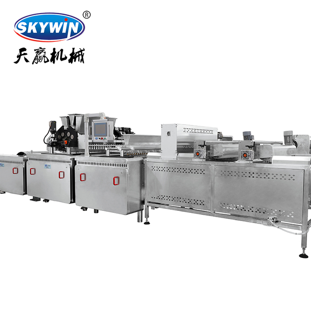 Skywin Encrusting & Wire Cutter Cookie Machine خط البسكويت الصناعي