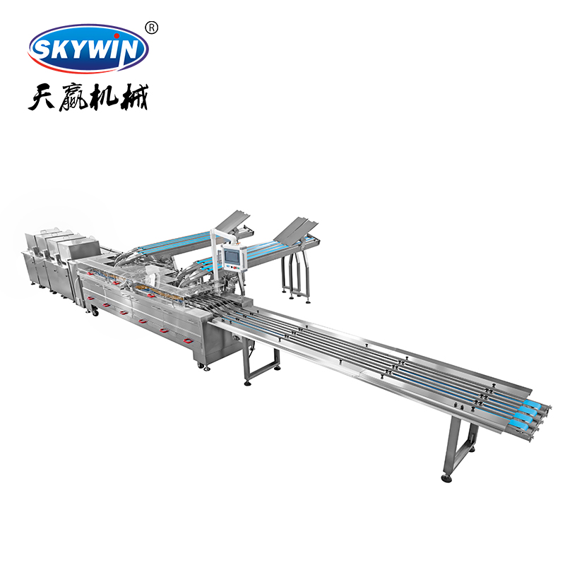 Two Lanes Jam Chocolate Cream Filling Cookies Sandwich Biscuit Making Machine | Skywin